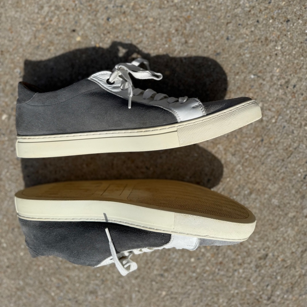Suitsupply Men's Gray and White Casual Sneakers - Size 44 - Picture 14 of 16